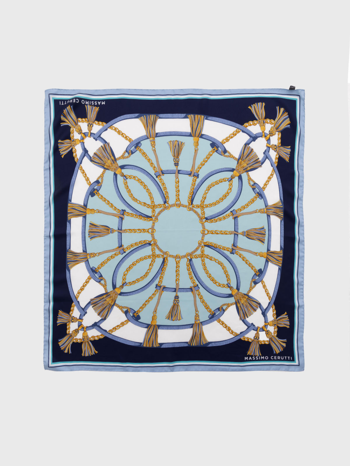 Pañuelo Seda Mujer Cerutti Erica Scarf Azul Hush Puppies