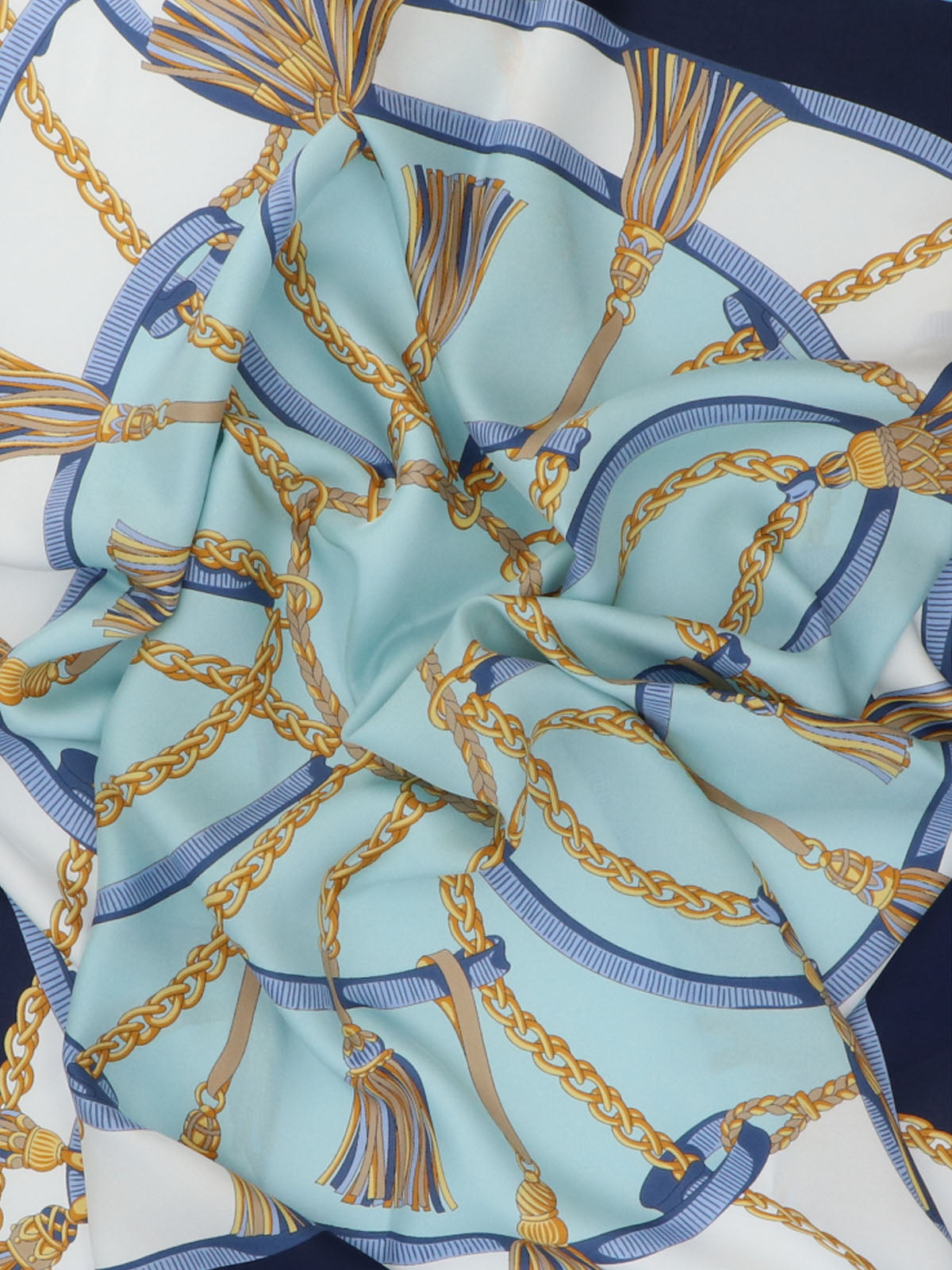 Pañuelo Seda Mujer Cerutti Erica Scarf Azul Hush Puppies