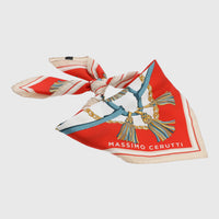 Pañuelo Seda Mujer Cerutti Erica Scarf Rojo Hush Puppies