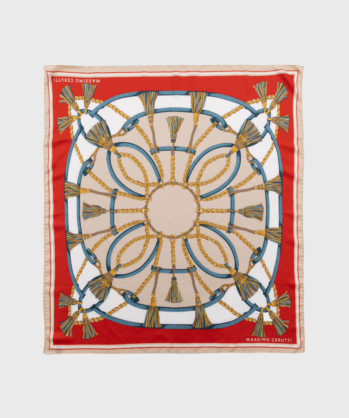 Pañuelo Seda Mujer Cerutti Erica Scarf Rojo Hush Puppies