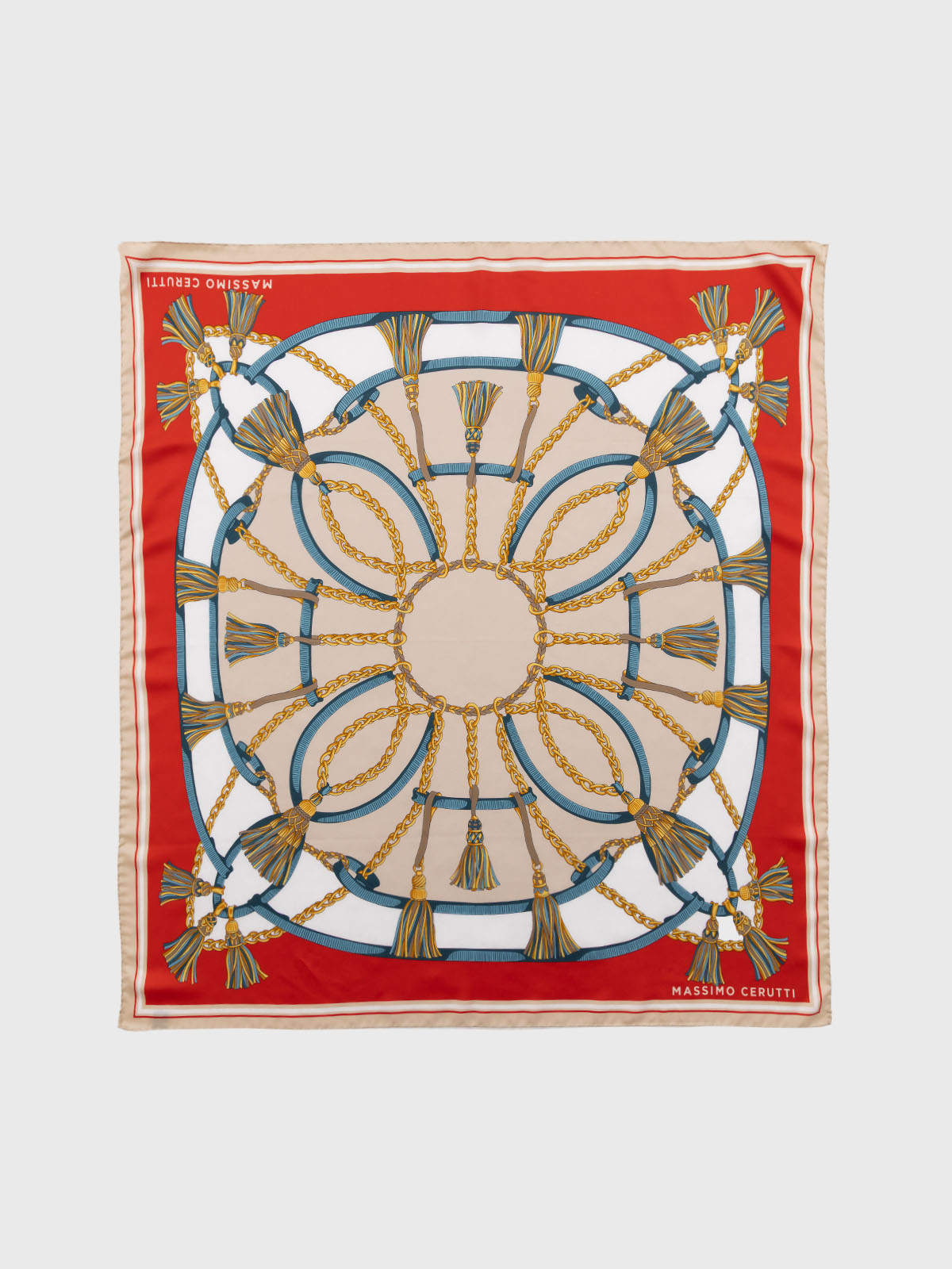 Pañuelo Seda Mujer Cerutti Erica Scarf Rojo Hush Puppies