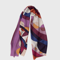 Pañuelo Seda Mujer Cerutti Renata Scarf Rosado Hush Puppies