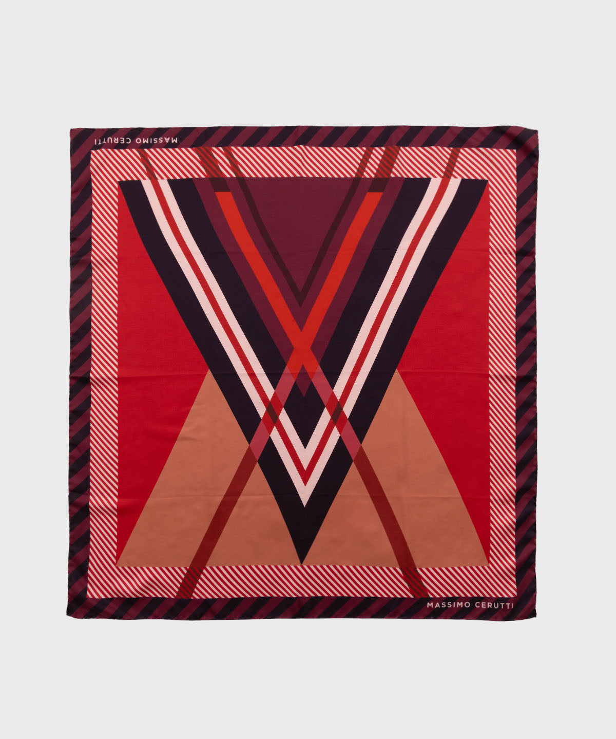 Pañuelo Seda Mujer Cerutti Sofia Scarf Rojo Hush Puppies