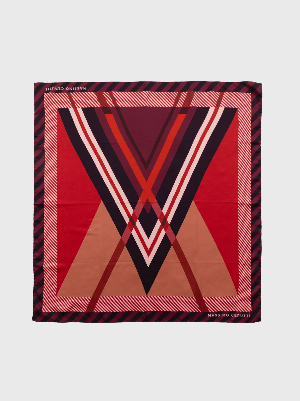 Pañuelo Seda Mujer Cerutti Sofia Scarf Rojo Hush Puppies