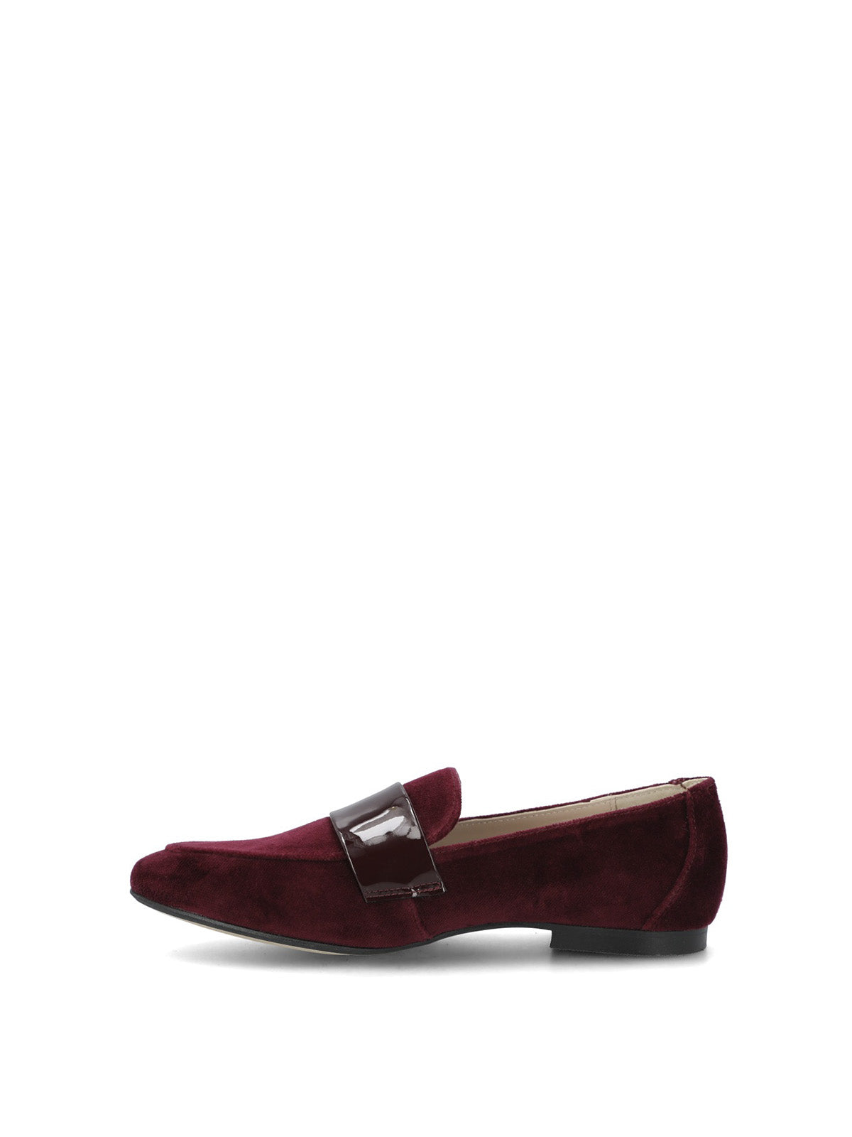 Mocasín Velatta Mujer Rojo