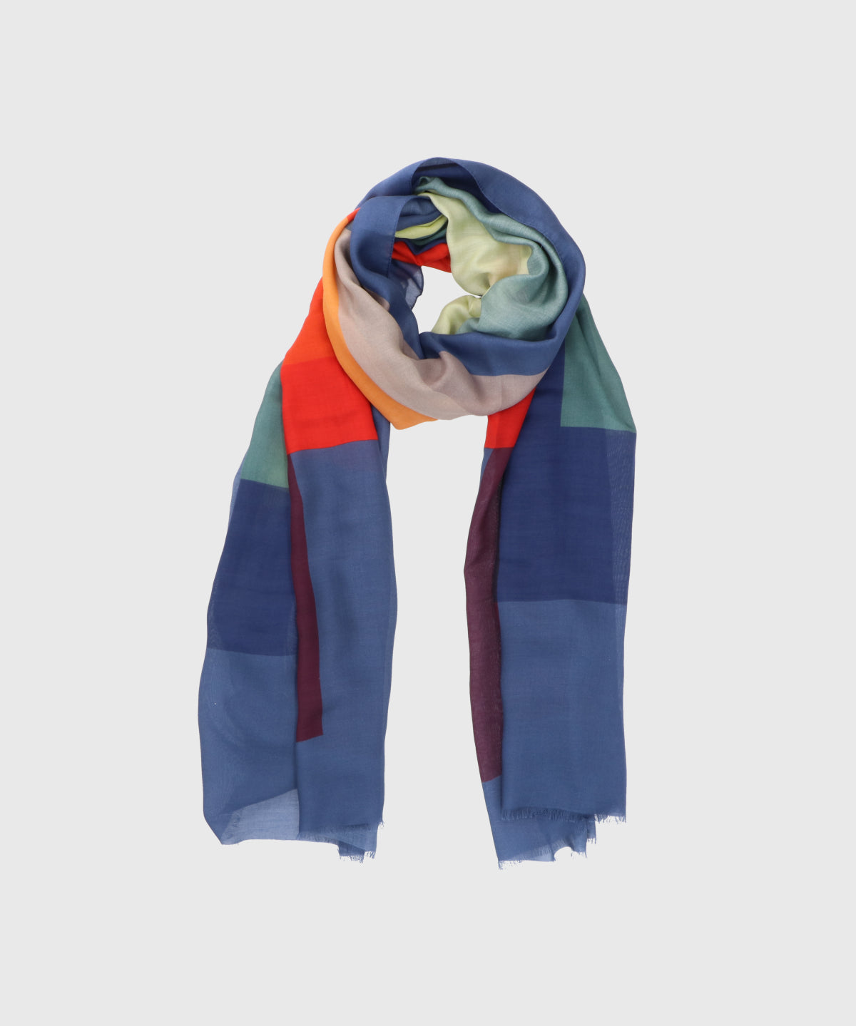 Pañuelo Modal/Cashmere Mujer Cerutti Anna Scarf Azul Hush Puppies