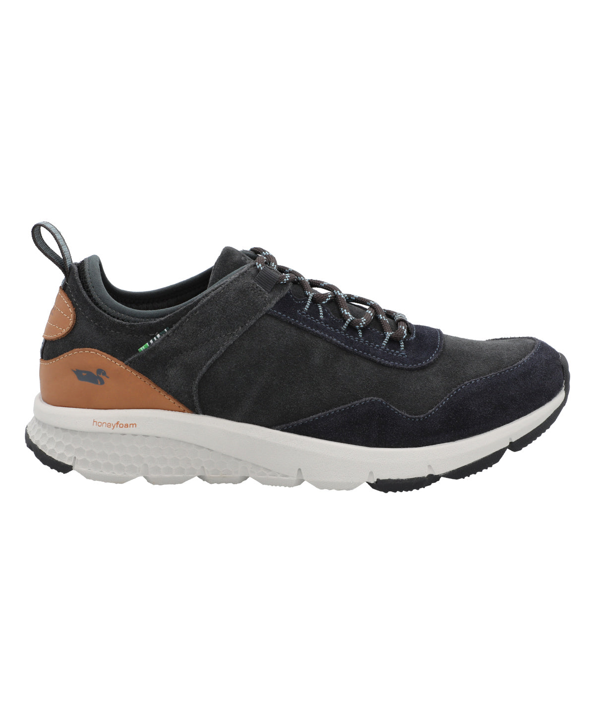 Zapatilla Cuero Hombre Shire Azul