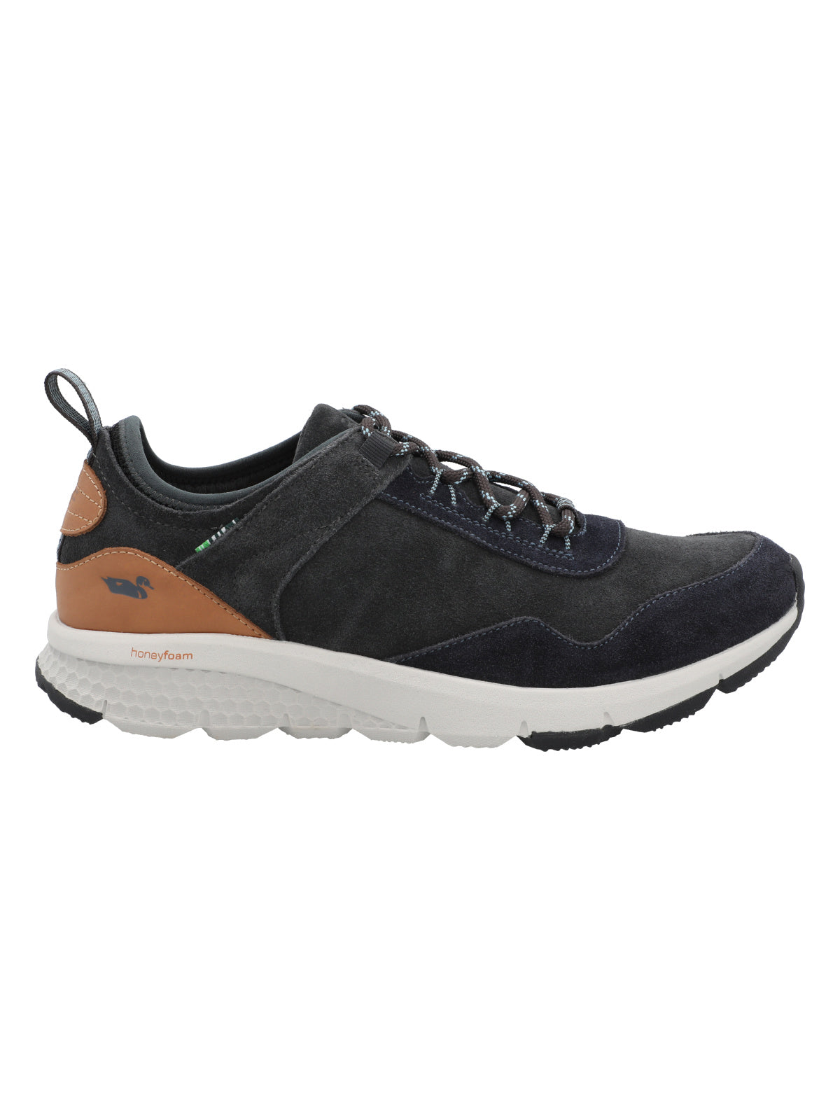 Zapatilla Cuero Hombre Shire Azul