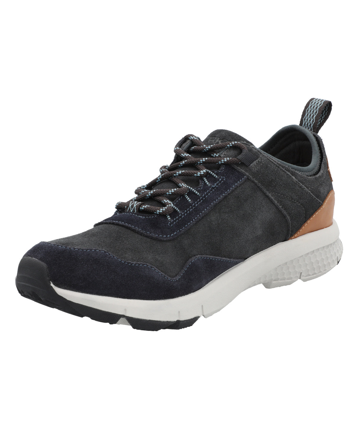 Zapatilla Cuero Hombre Shire Azul