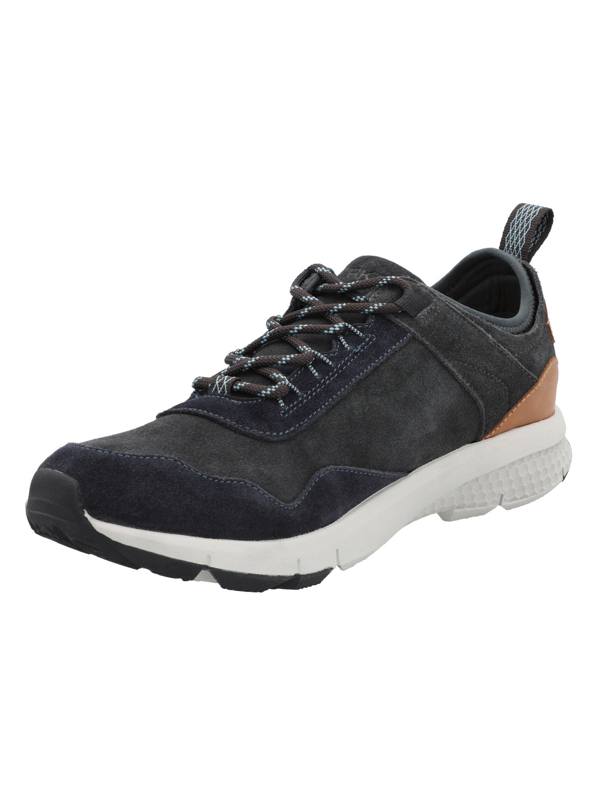 Zapatilla Cuero Hombre Shire Azul