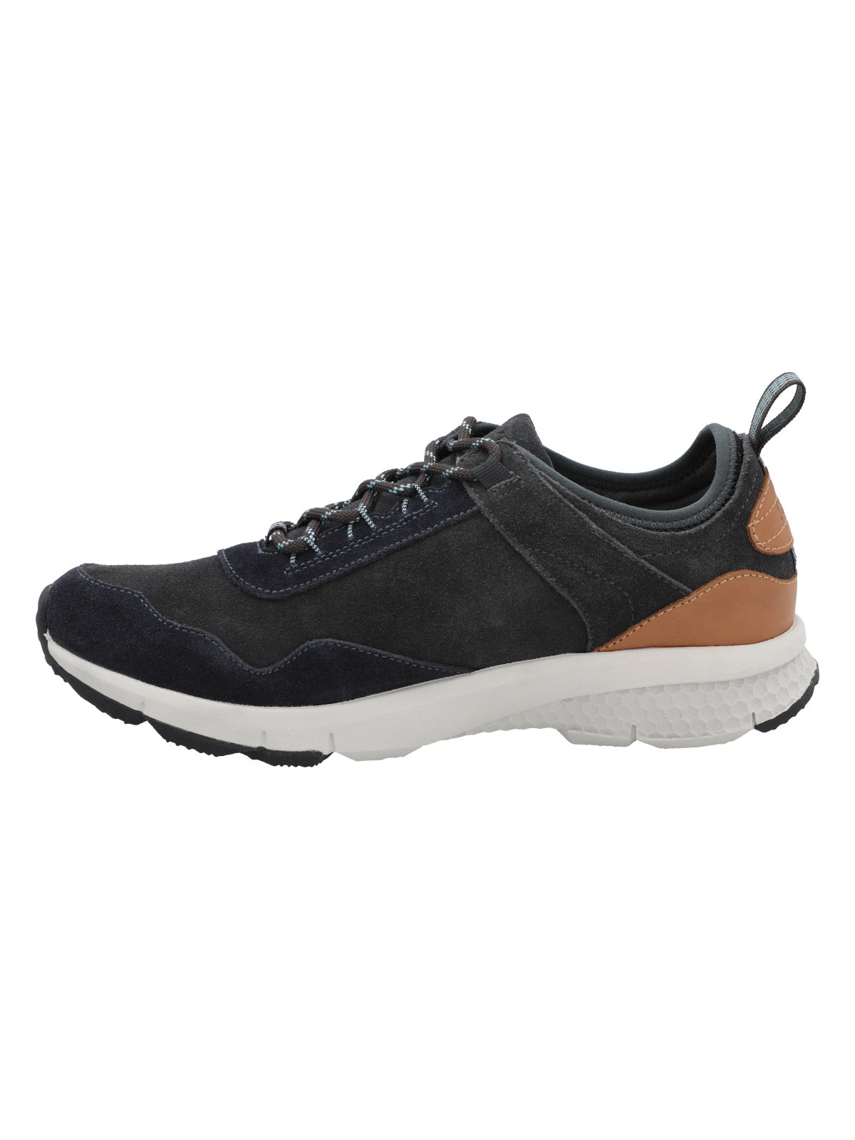 Zapatilla Cuero Hombre Shire Azul