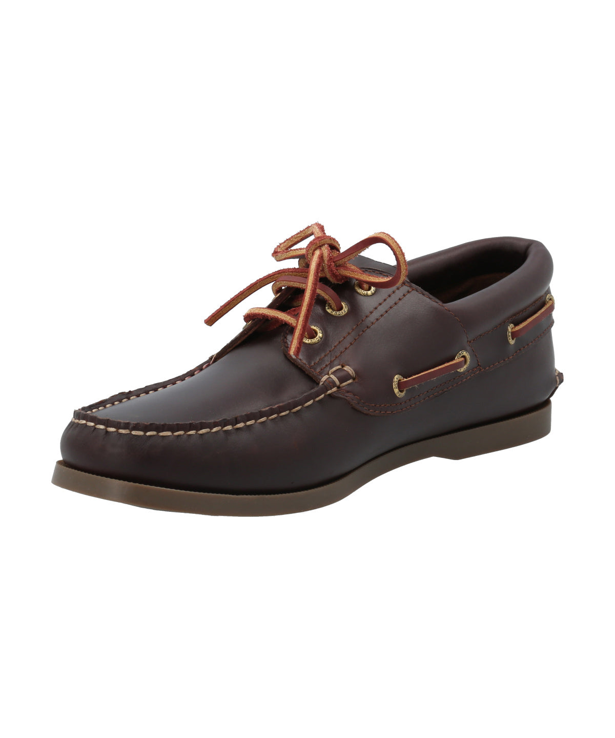 Zapato Cuero Hombre Boat Sider Café Oscuro Rockford