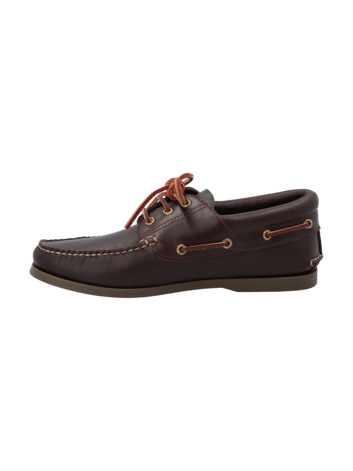 Zapato Cuero Hombre Boat Sider Café Oscuro Rockford