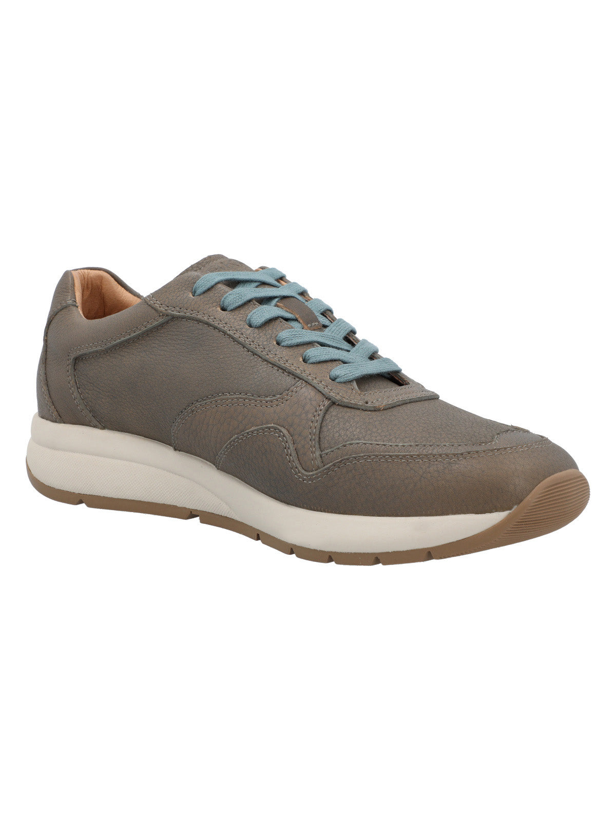 Zapatilla Cuero Hombre Fleir Ii Gris