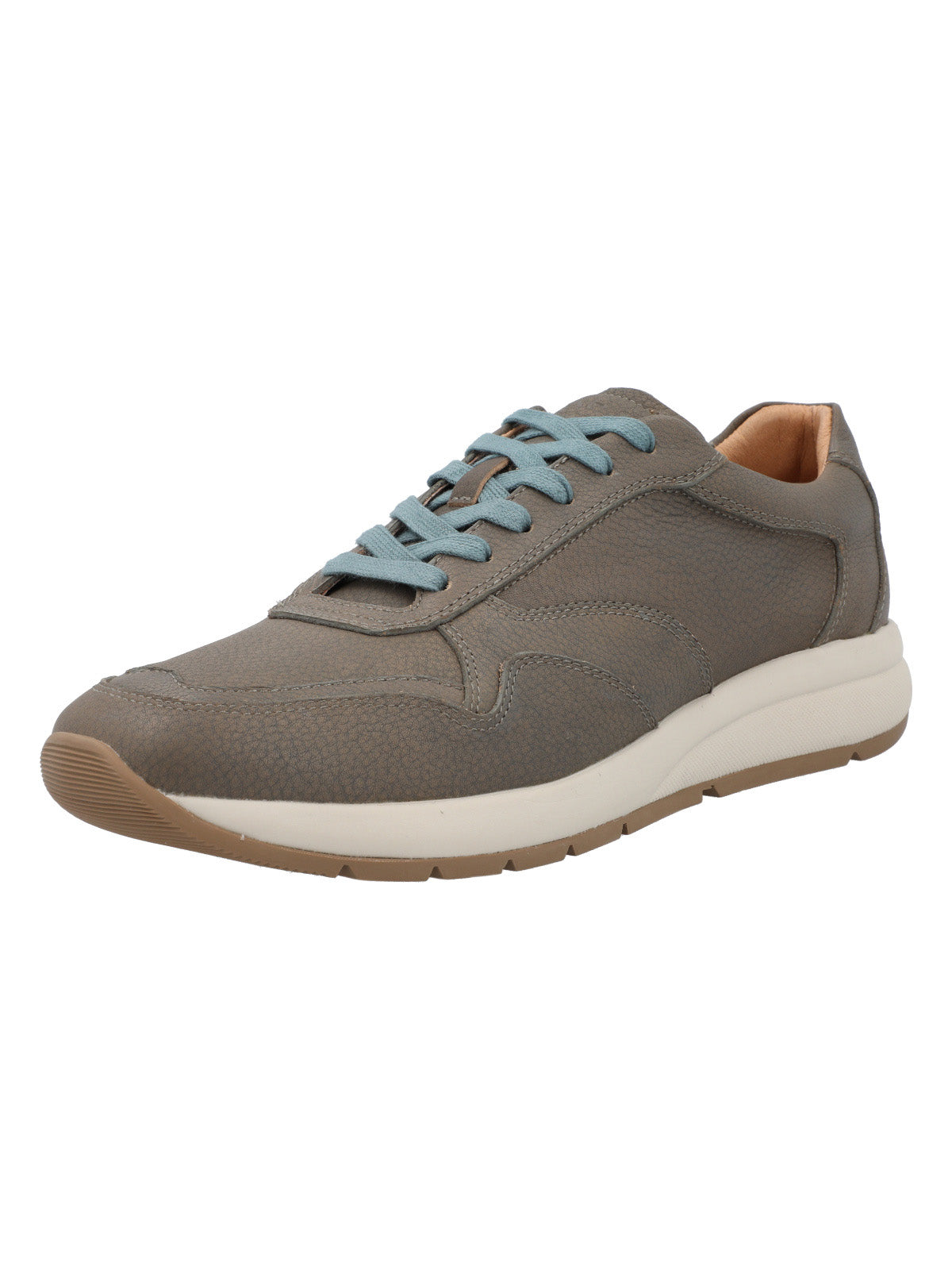 Zapatilla Cuero Hombre Fleir Ii Gris