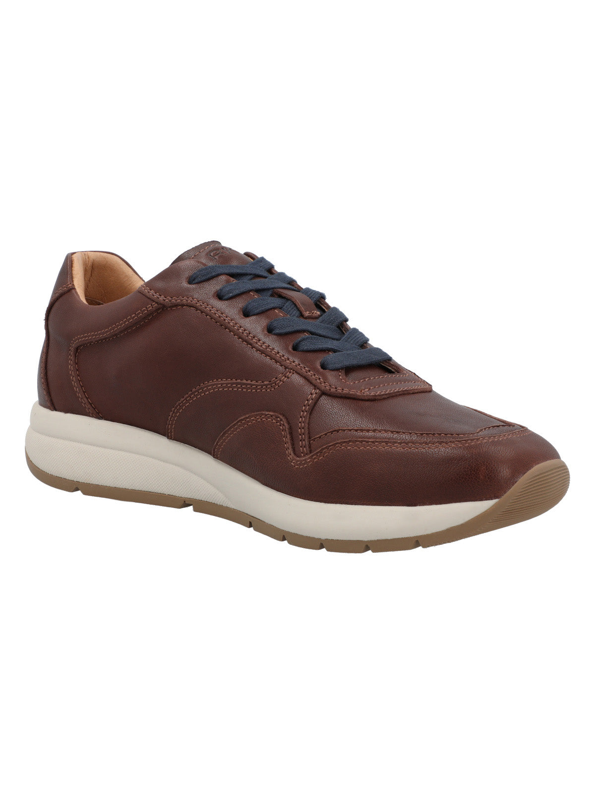 Zapatilla Cuero Hombre Fleir Ii Café