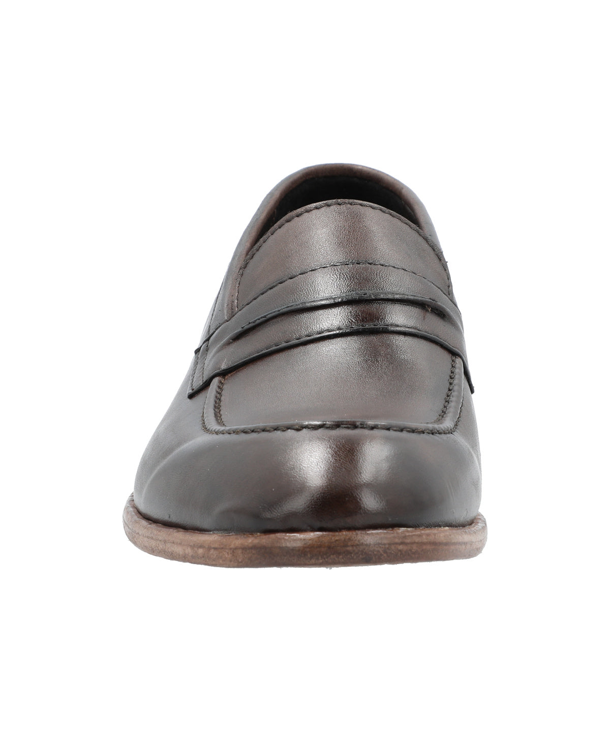 Mocasin Cuero Hombre Francesco Rojo