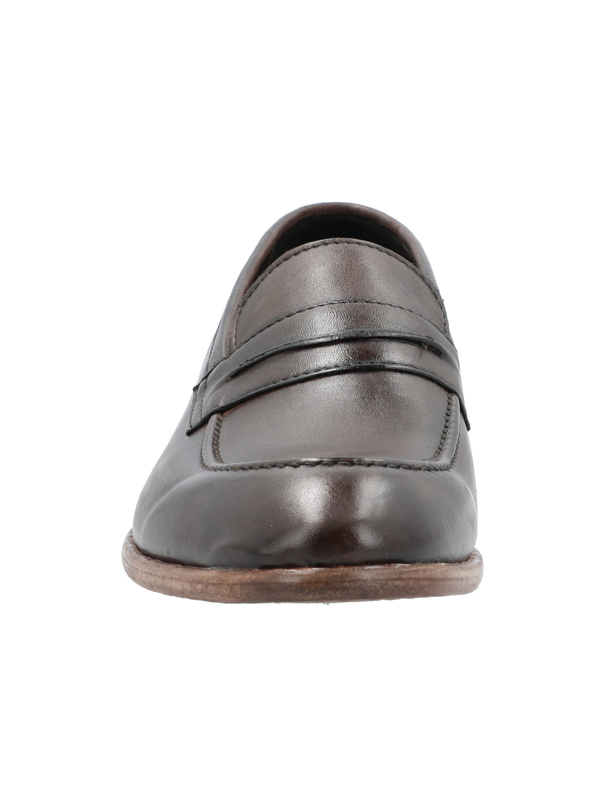Mocasin Cuero Hombre Francesco Rojo
