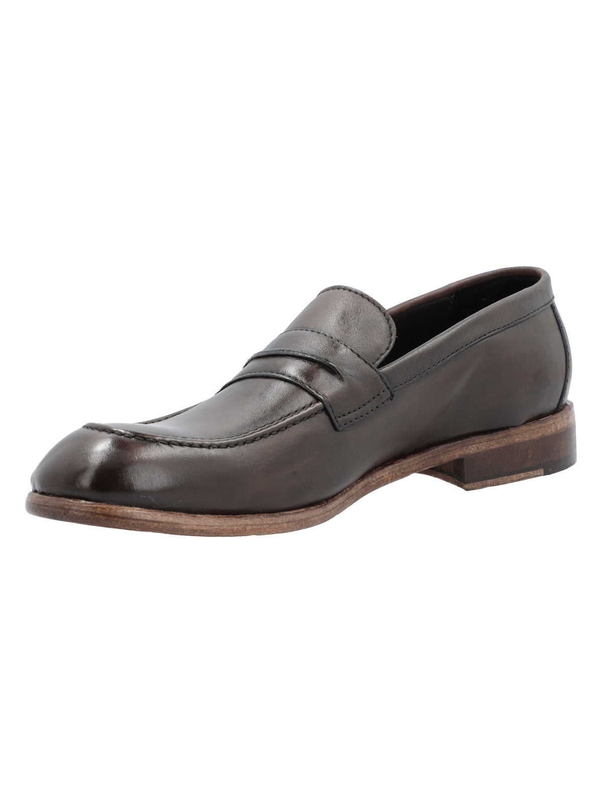Mocasin Cuero Hombre Francesco Rojo