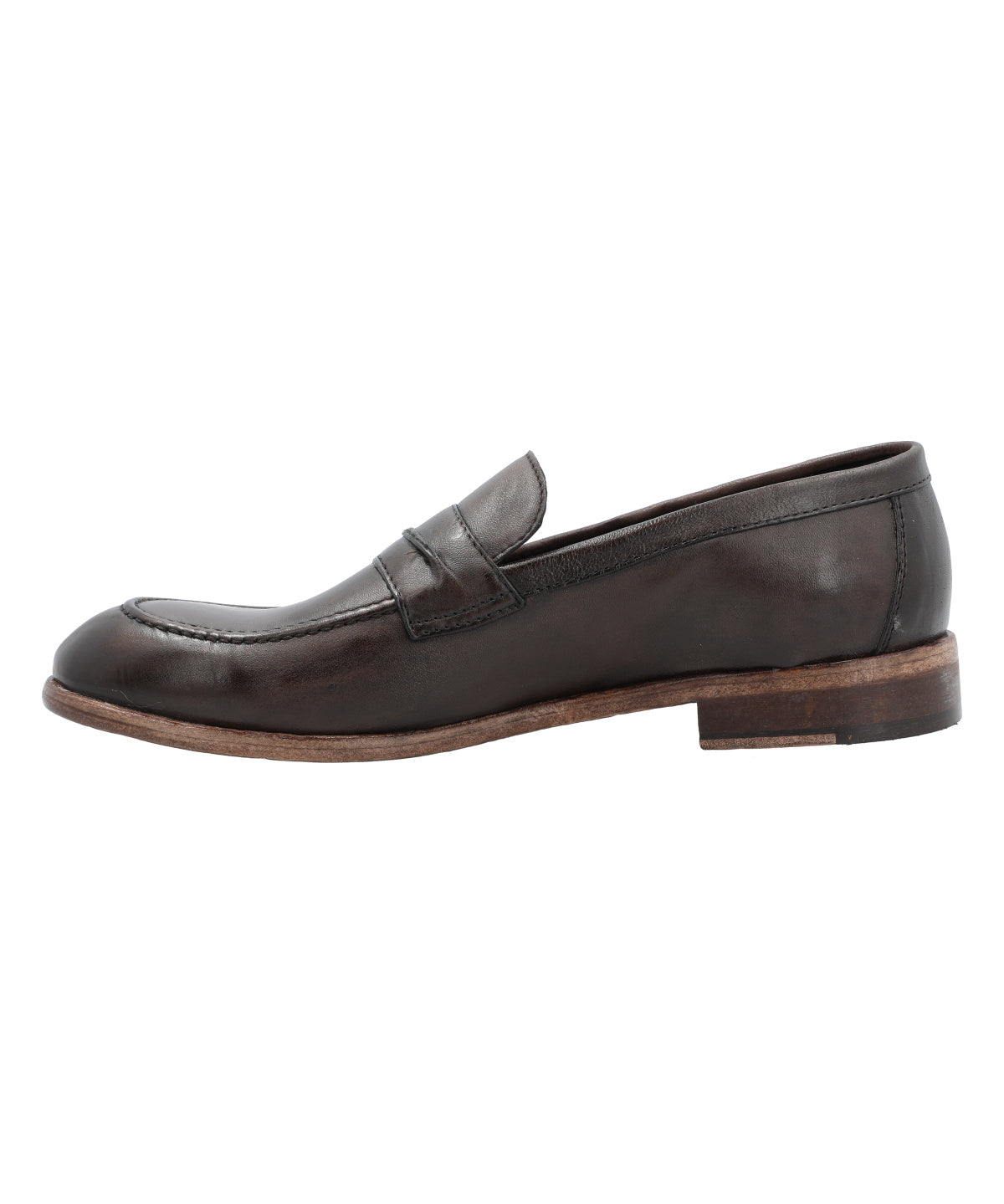 Mocasin Cuero Hombre Francesco Rojo