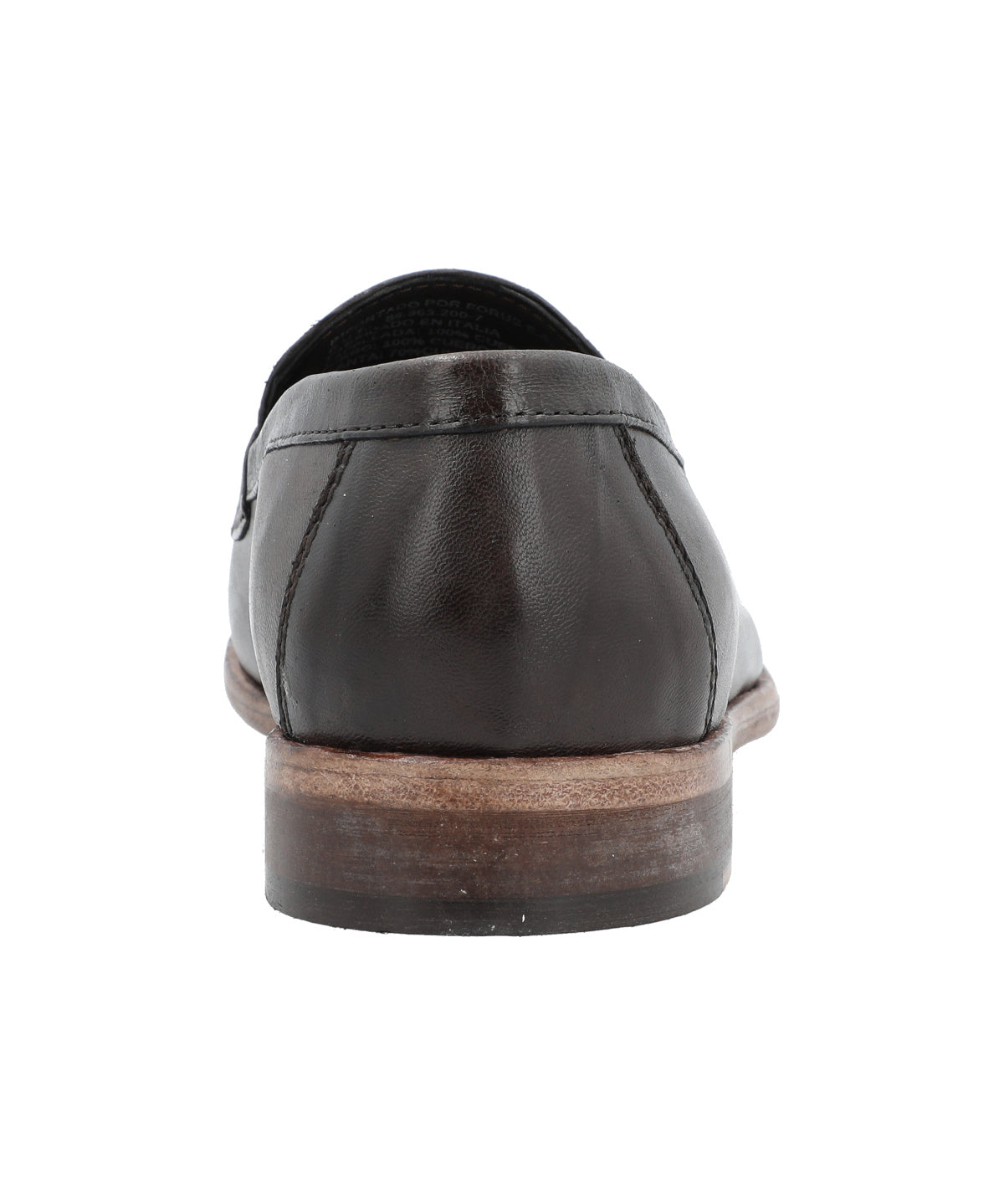 Mocasin Cuero Hombre Francesco Rojo
