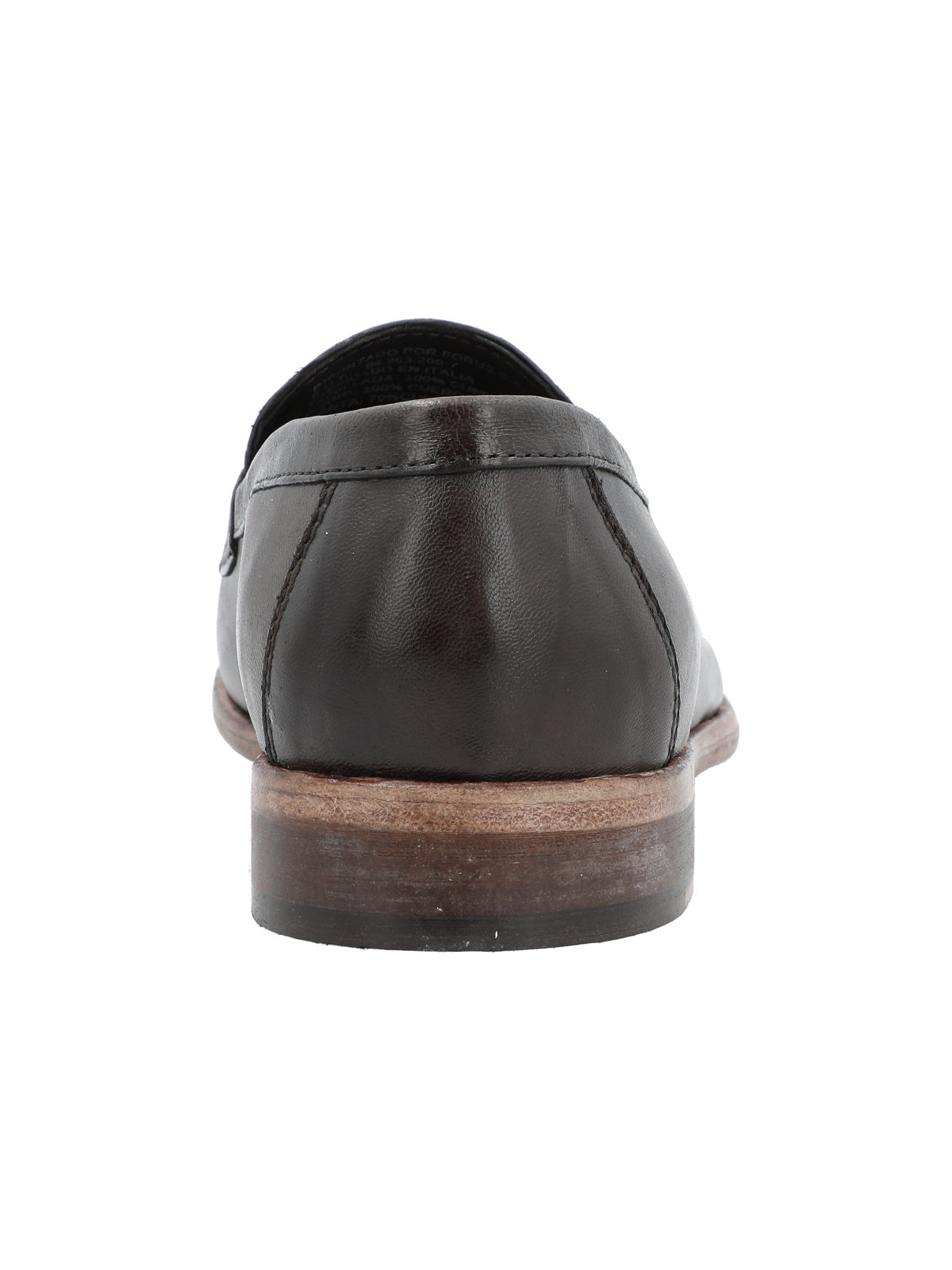 Mocasin Cuero Hombre Francesco Rojo